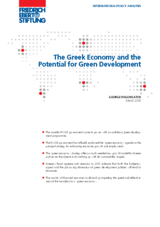 The Greek economy and the potential for green development