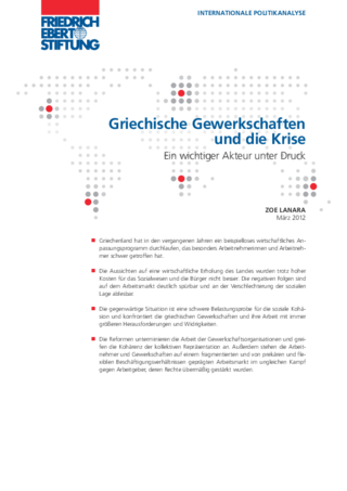 Griechische Gewerkschaften und die Krise