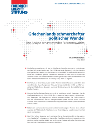 Griechenlands schmerzhafter politischer Wandel