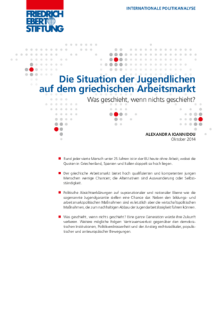 Die Situation der Jugendlichen auf dem griechischen Arbeitsmarkt
